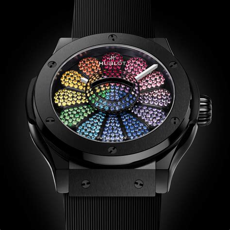 hublot black rainbow|hublot rainbow watch price.